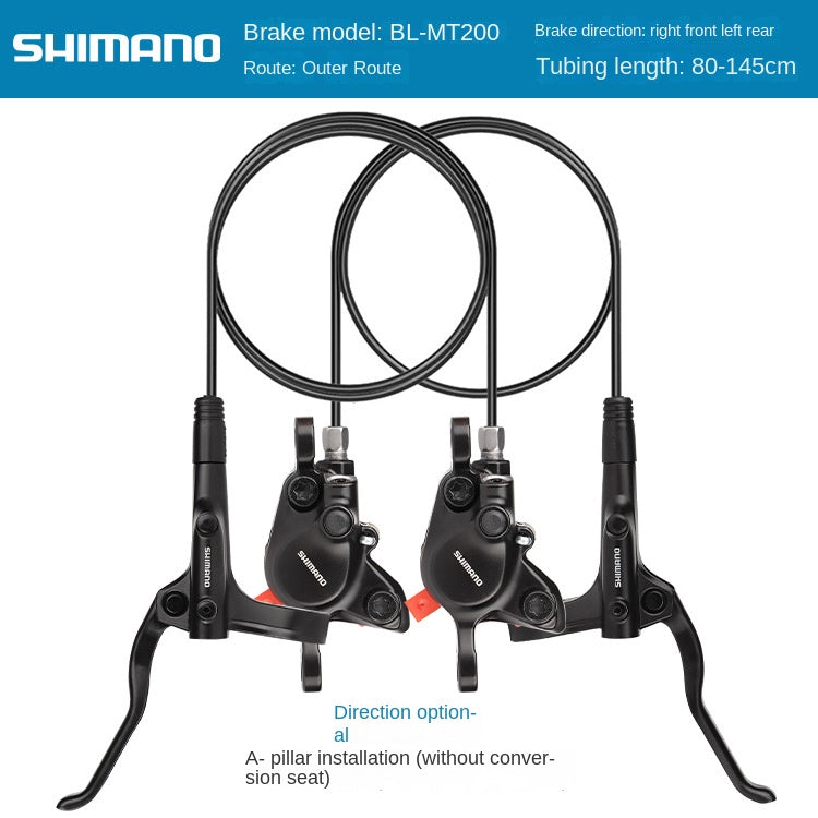 SHIMANO MT200 M396 Oil Brake Mountain Bike Hydraulic Disc Brake Folding Bike Oil Brake