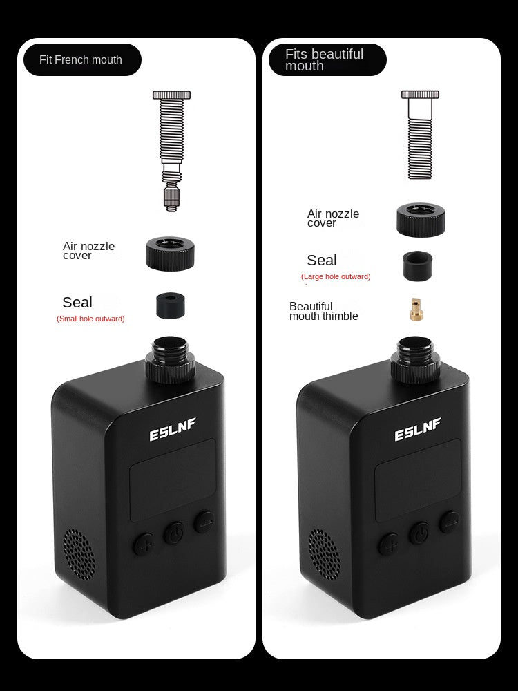 Portable Air Pump Tire Electric Car Handheld Digital Display Tire Pump Smart Wireless Bicycle Inflating Pump