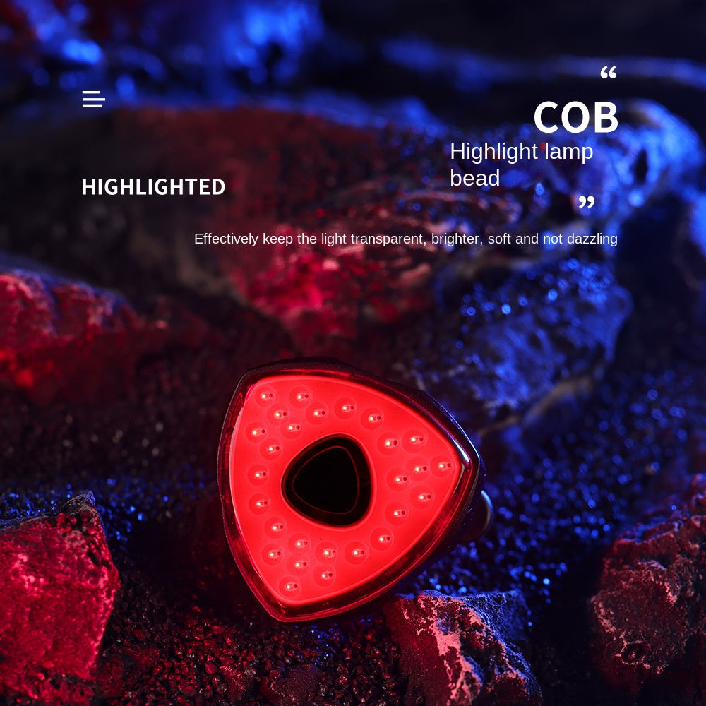 Bicycle Light Aluminum Alloy Cob Bicycle Warning Light Mountain Bike Intelligent Brake Induction Taillight Bk840