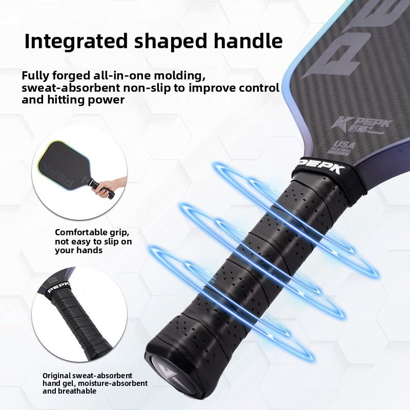 PEPK Pickleball Racket K-3k Carbon Fiber 3k Twill Competition Professional Pickleball