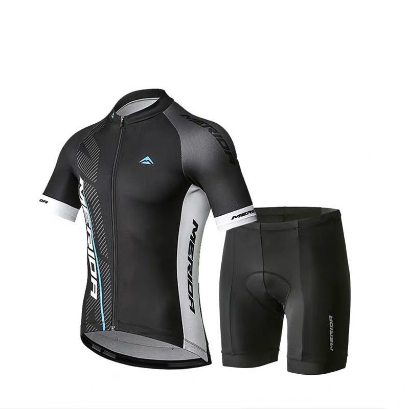 Road Bike Merida Short-Sleeved Cycling Outfit Suit Outdoor Road Bike Quick-Drying Breathable Suspender Shorts Factory Direct Sales