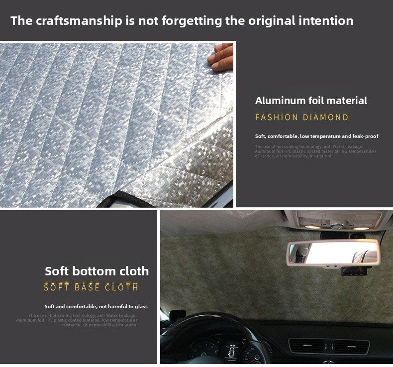 Snow Gear Anti-Freeze Anti-Frost Winter Thickened Sunshade Custom Logo Sun Visor