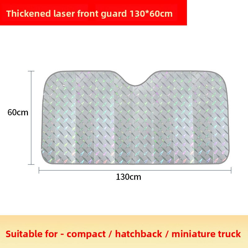 Laser Sunshade Car Sunshade Sunshade Front Windshield Sunshade Summer Supplies Front Sunshade Heat Insulation