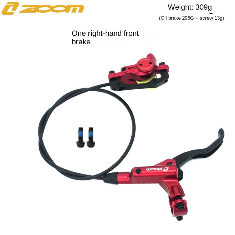 ZOOM HB875 Oil Brake Mountain Bike Oil Disc Hydraulic Disc Brake Bicycle Oil Tube Brake MT200