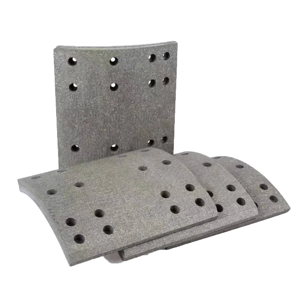 high quality long life no noise truck trailer bus fuwa rear axle 16 ton 4551 rear drum brake shoe brake lining