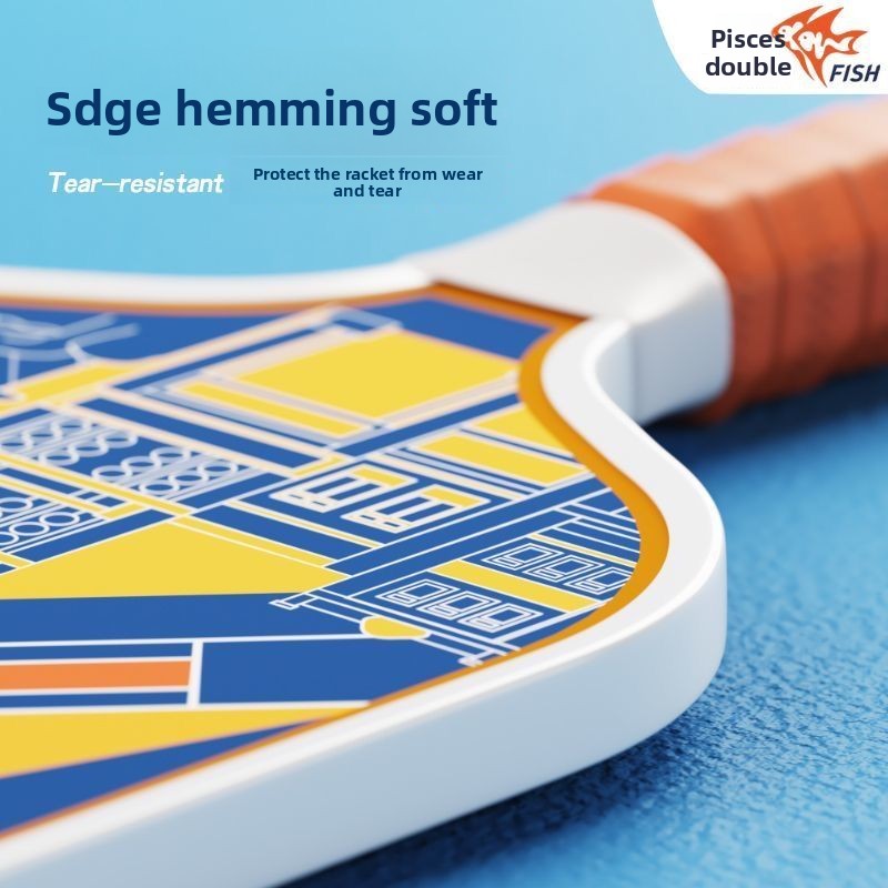 Pisces Pickleball Full Set Racket Carbon Fiber Indoor Outdoor Ultra-light Student Beginner Entry-level Competition Training Set