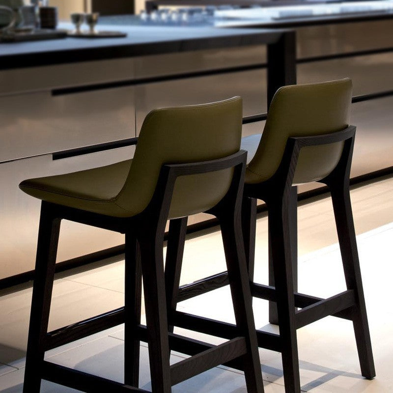 Light Luxury Metal High-End Bar Stool with Adjustable Height, Swivel Backrest, Suitable for Home and Bar Use, High-End Bar Stool Chair