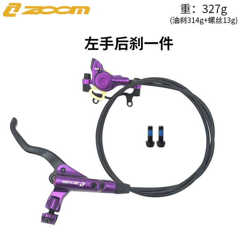 ZOOM HB875 Oil Brake Mountain Bike Oil Disc Hydraulic Disc Brake Bicycle Oil Tube Brake MT200