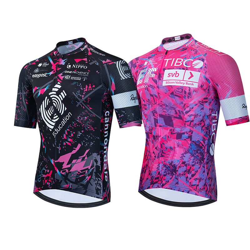 2023ralvpha EF Summer Short Sleeve Cycling Suit Cyclist Top Milk Silk Comfortable Breathable