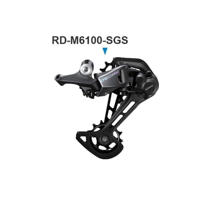 Трансмиссия SHIMANO Deore 10 скоростей, задний переключатель MTB 12 скоростей, модернизированный манетный переключатель M5100, задний переключатель SHIMANO M7100