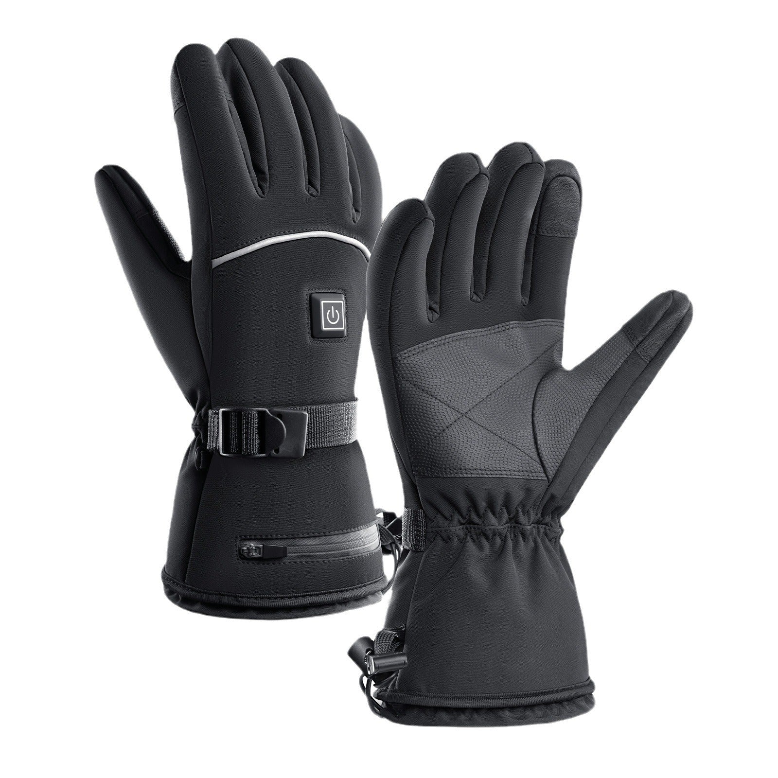 Bicycle Gloves Winter Heating Temperature Control Thermal Gloves Outdoor Sports Thermal Gloves Motorcycle Riding Gloves