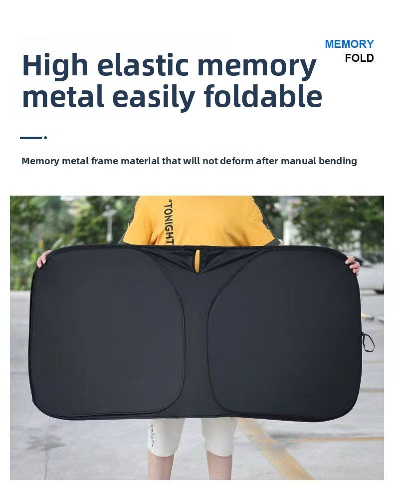 Car Sunshade Umbrella Sun Protection Heat Insulation Silver Coating Anti-Glare Side Window Sunshade Windshield Sunshade Front Shield