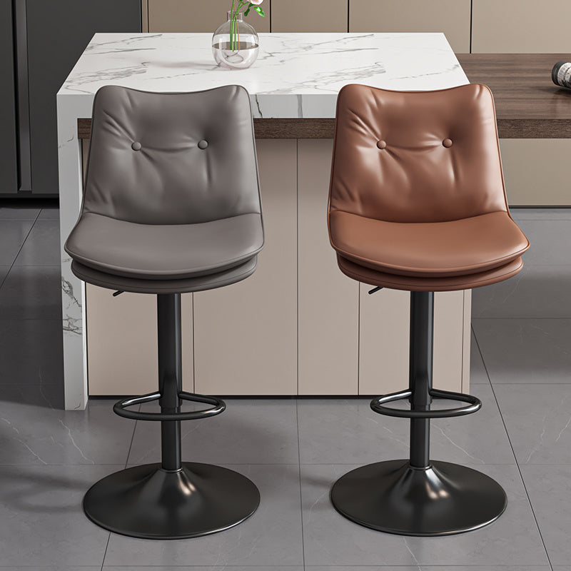 Kerun Bar Stool Home Use High Stool Rotating Adjustable Backrest Chair Commercial Bar Chair Premium Cashier Front Desk Bar Stool