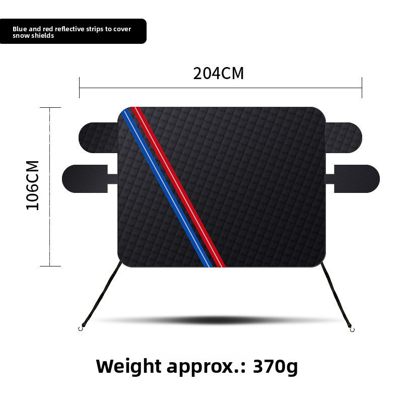 Car Magnetic Sunshade Curtain Front Windshield Sunshade Light Blocking Summer Heat Insulation Sunshade Car Accessories Sunshade
