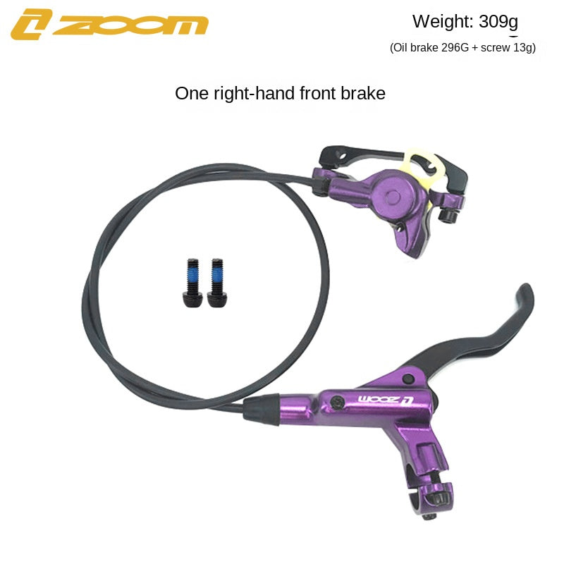 ZOOM HB875 Oil Brake Mountain Bike Oil Disc Hydraulic Disc Brake Bicycle Oil Tube Brake MT200