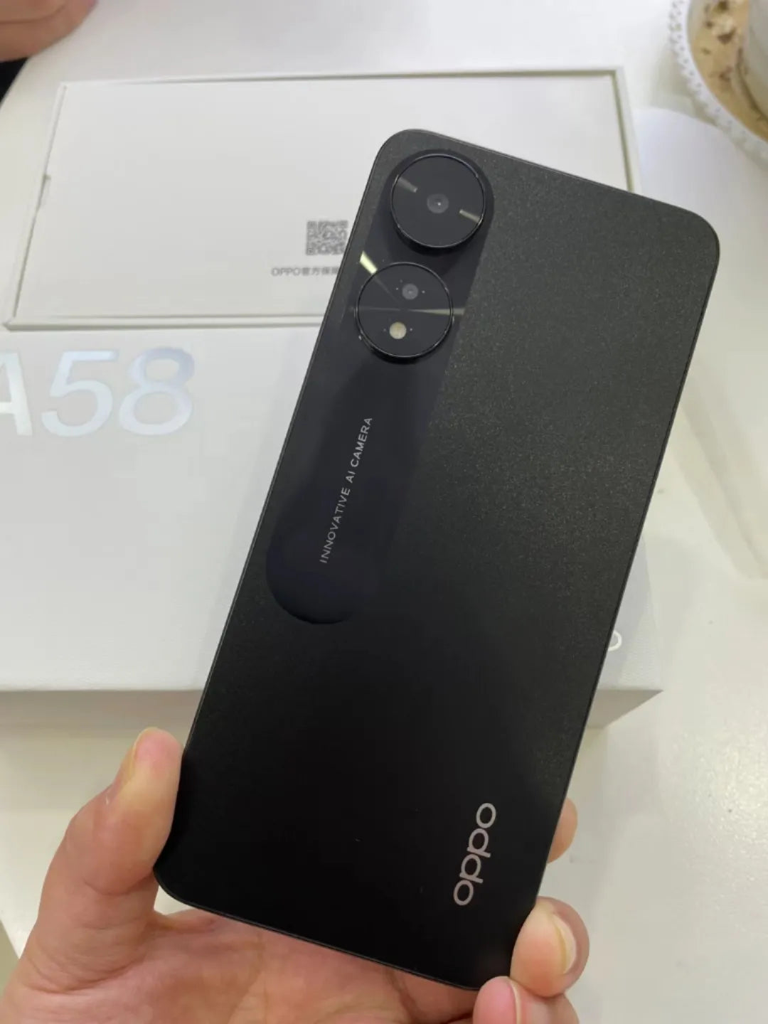 OPPO A58 Black I Green