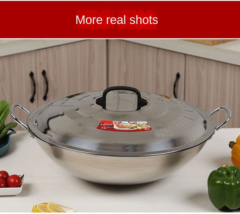 Stainless steel pot with cover