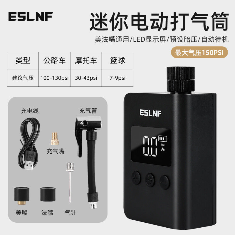 Portable Air Pump Tire Electric Car Handheld Digital Display Tire Pump Smart Wireless Bicycle Inflating Pump