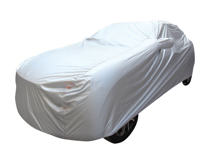 Car cover PEVA Single Layer Car Cover Car Sunshade Rainproof Sunproof Universal Type Printable LOGO Car Cover