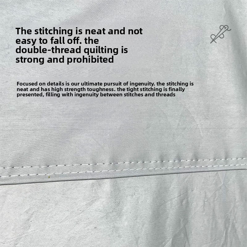 PEVA All-Season Universal Car Cover Disposable Earless Full Car Single Layer Dustproof Rainproof Dirt-Proof Car Cover