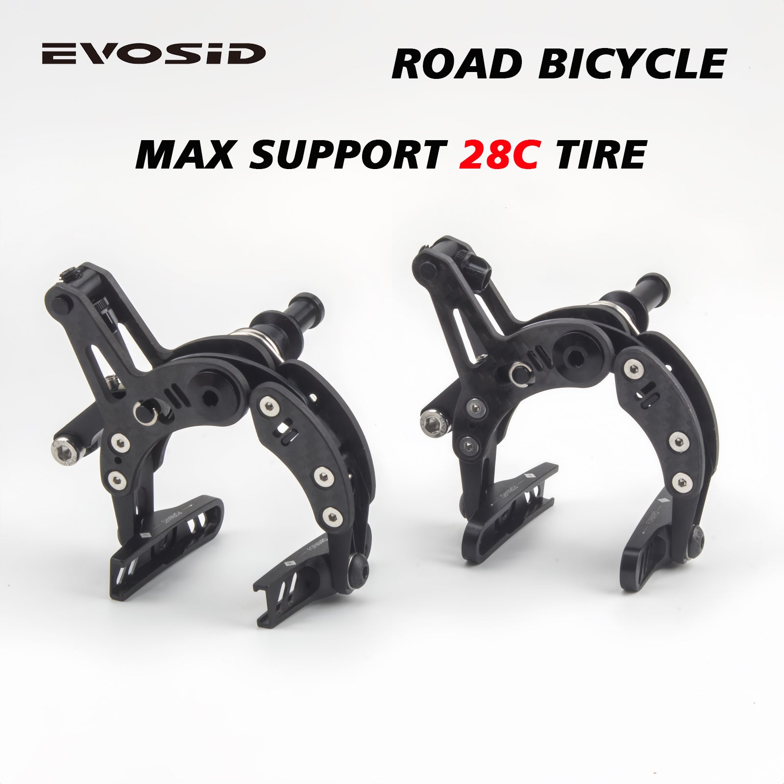 Road Folding Bike Carbon Fiber C Brake Small Wheel Bike 700C Road Bicycle 142g Caliper Lightweight C Caliper Brake