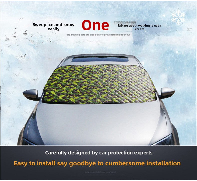 Snow Gear Anti-Freeze Anti-Frost Winter Thickened Sunshade Custom Logo Sun Visor