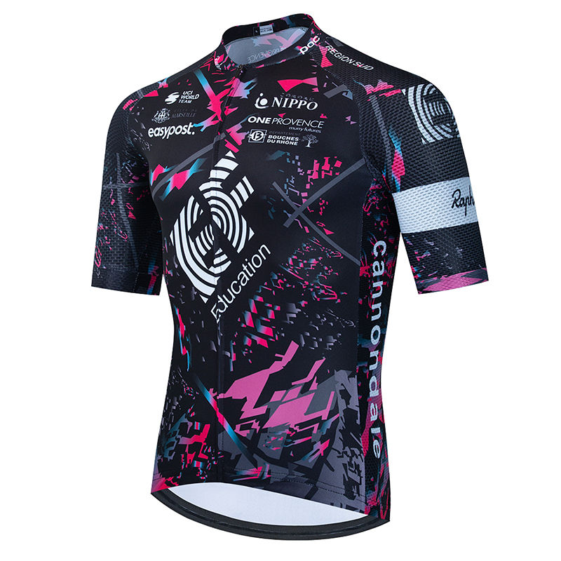 2023ralvpha EF Summer Short Sleeve Cycling Suit Cyclist Top Milk Silk Comfortable Breathable