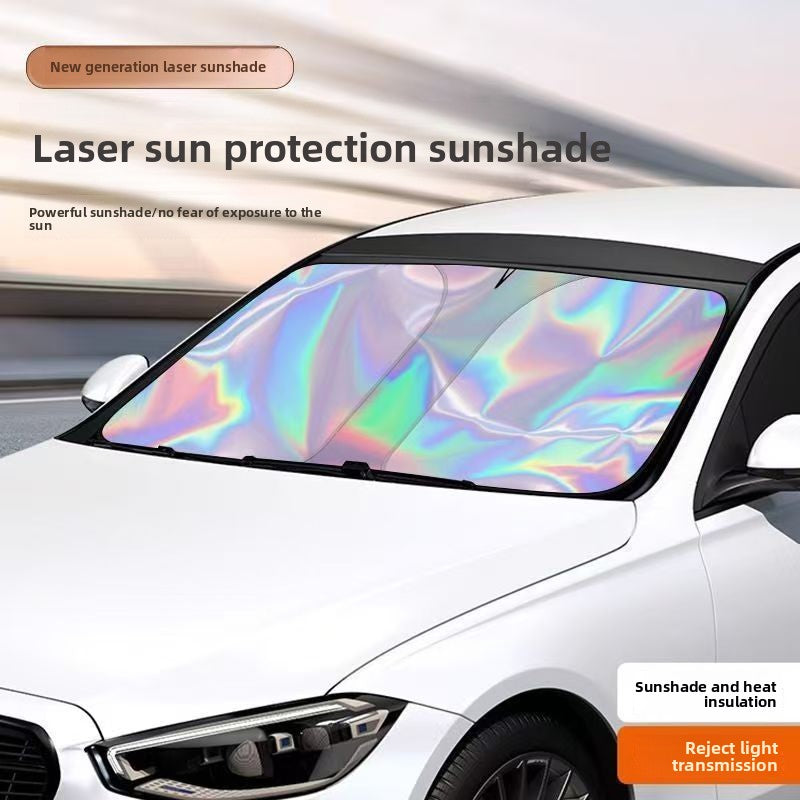 Car Sunshade Front Windscreen Glass Thickening Sun Visor Insulation Car Sunshade Sunshade Sun Protection Cooling Sun Shade
