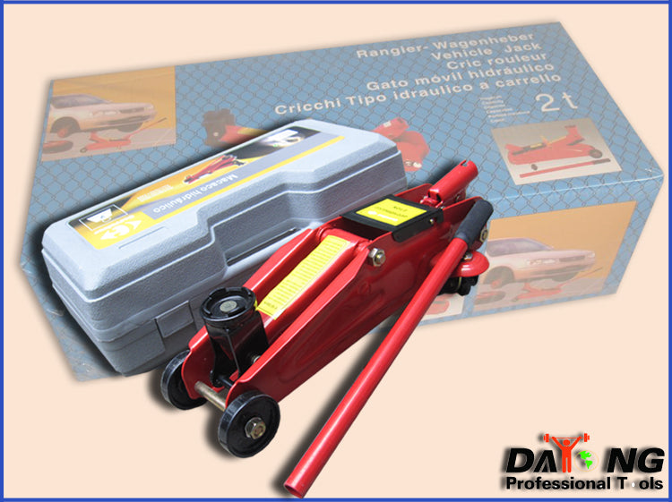 2 Ton Portable Low Profile Floor Jack: Hydraulic Car Lift for Repair