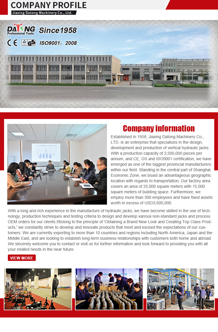 3-Ton Heavy Duty Manual Hydraulic Bottle Jack: For Cars & SUVs