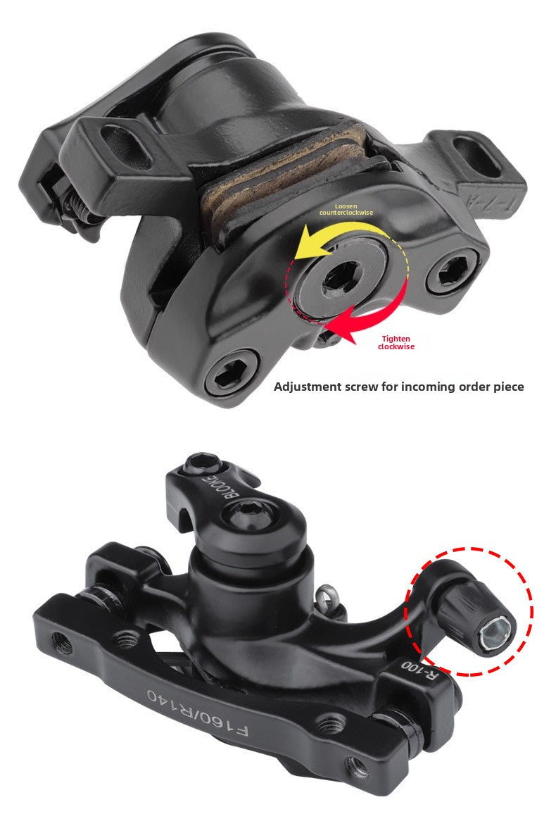 Skateboard Driving Replacement Front and Rear Line Pull Disc Brake Caliper Mountain Bike Mechanical Line Disc Brake