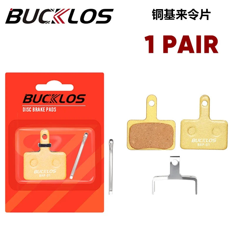 BUCKLOS Mountain Bike Cooling Pads MT200 Ceramic Resin Brake Pads B01S/B03S/B05S