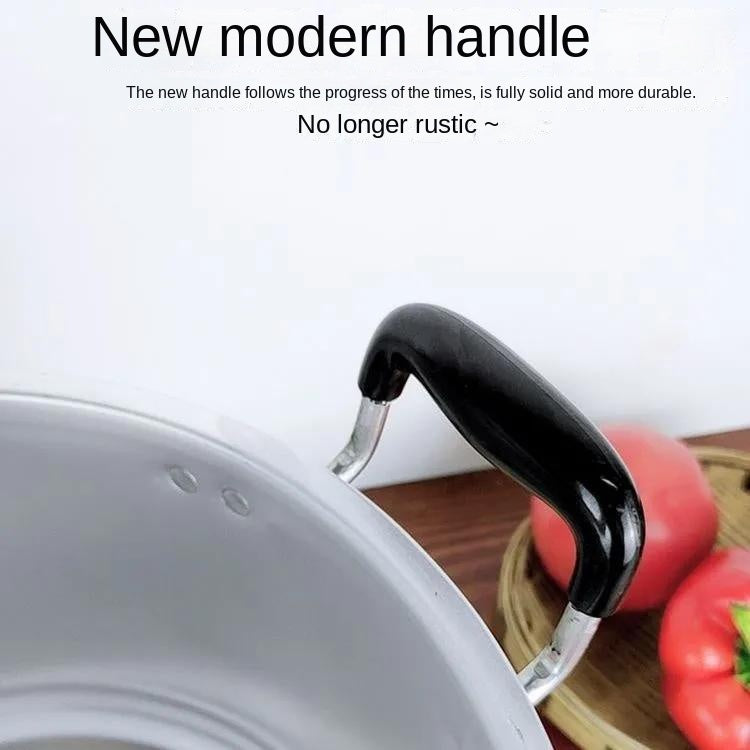 Aluminum pot old-fashioned gas