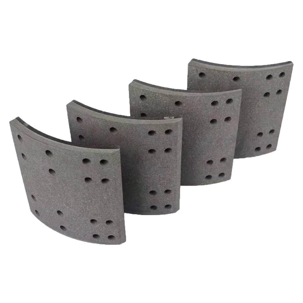 high quality long life no noise truck trailer bus fuwa rear axle 16 ton 4551 rear drum brake shoe brake lining