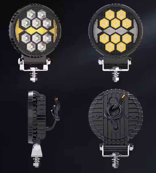 2024 New 4.3inch 12V Led Work Truck Strobe Lights for Tractors