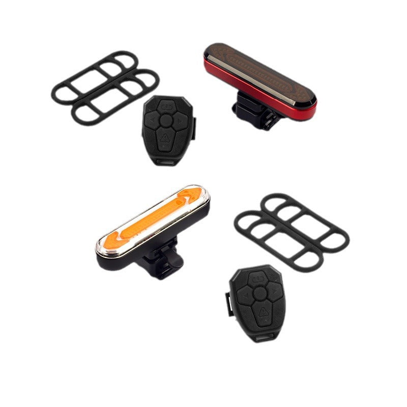 Bicycle Taillight USB Rechargeable LED Wireless Remote Control Bicycle Riding Turn Signal Mountain Bike Warning Light