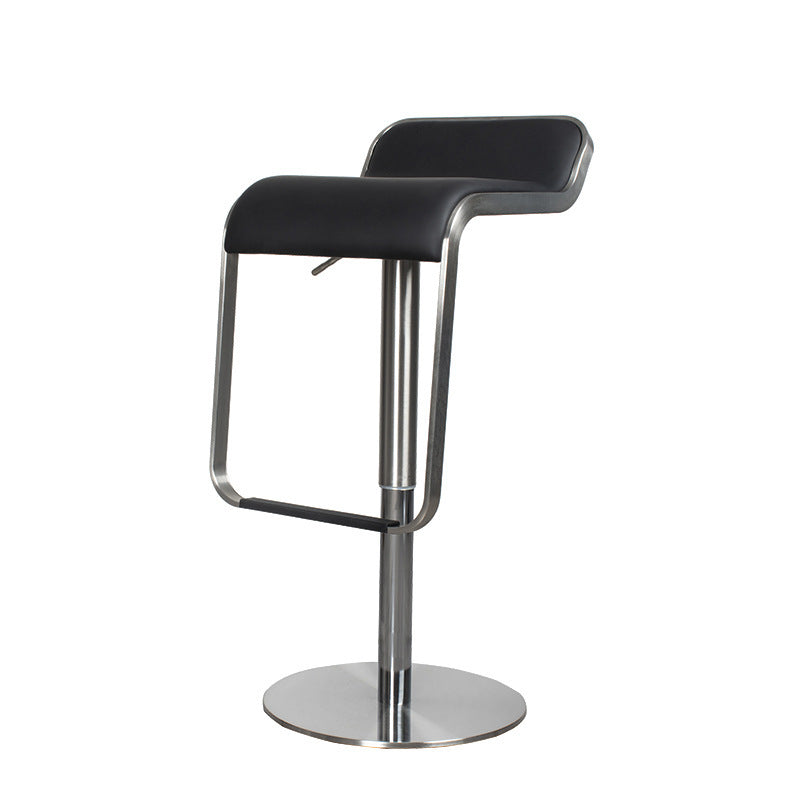 Light Luxury Metal High-End Bar Stool with Adjustable Height, Swivel Backrest, Suitable for Home and Bar Use, High-End Bar Stool Chair