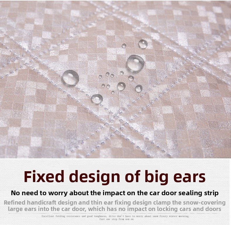 Snow Gear Anti-Freeze Anti-Frost Winter Thickened Sunshade Custom Logo Sun Visor