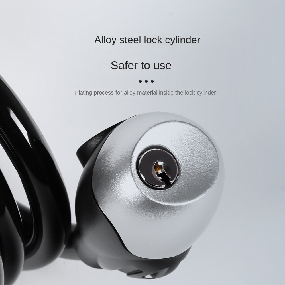 Ty561 Bicycle Lock Anti-Theft Cycling Fixture 1.2 M Color Wire Lock Key Type Bicycle Lock