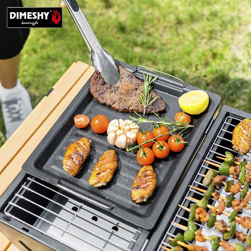 BBQ Grill DIMESHY Chacoal portable double side