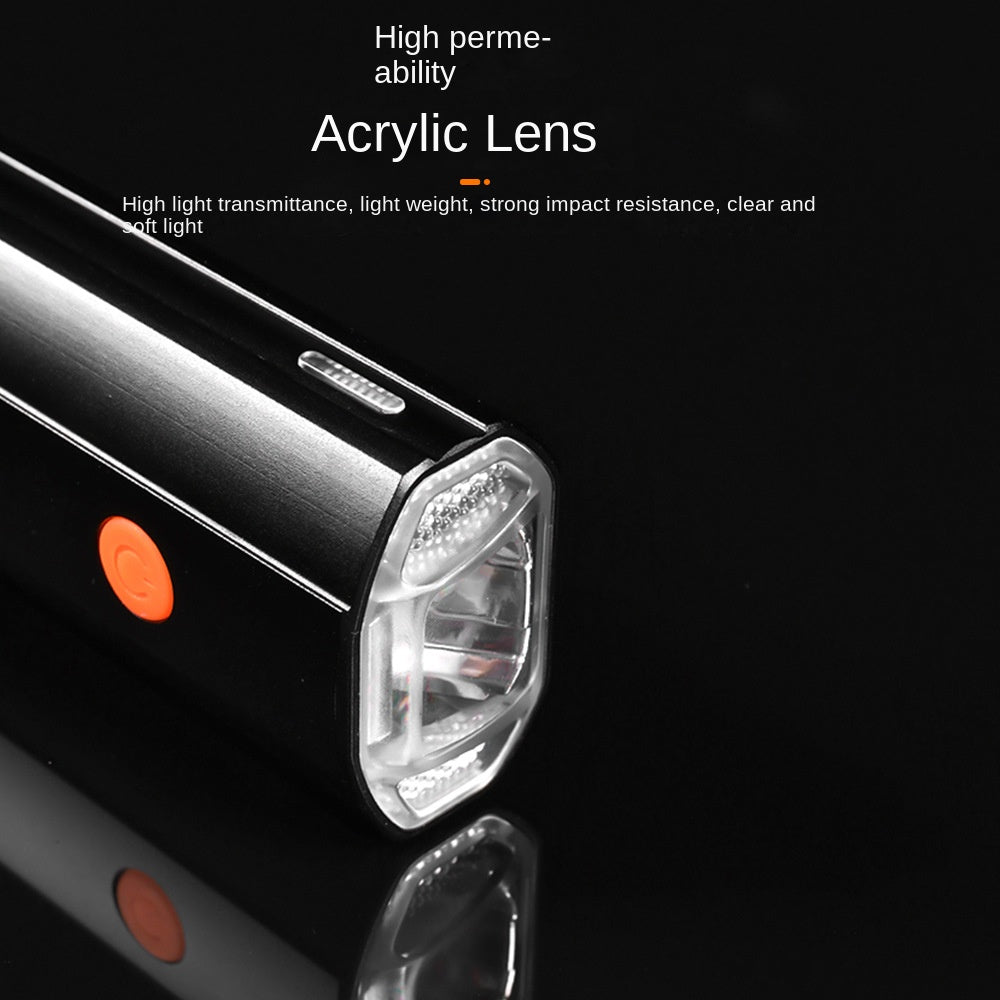 Bicycle Light Cycling Fixture USB Charging Aluminum Alloy Torch Highlight XPG Mountain Bike Headlight