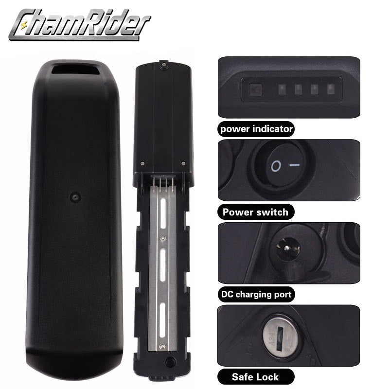 36V/48V 21700 Seatpost Battery Case Conversion, Ebike Seat Tube Battery Box DIY