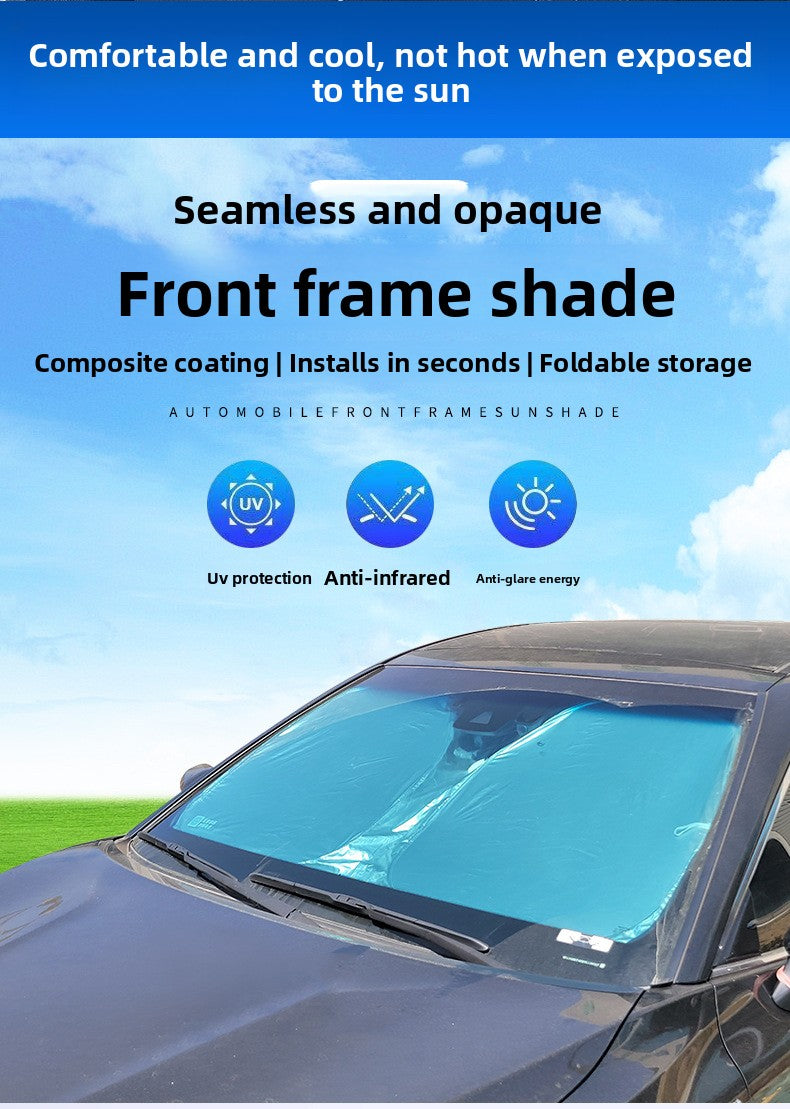Car Sunshade Front Windscreen Glass Thickening Sun Visor Insulation Car Sunshade Sunshade Sun Protection Cooling Sun Shade