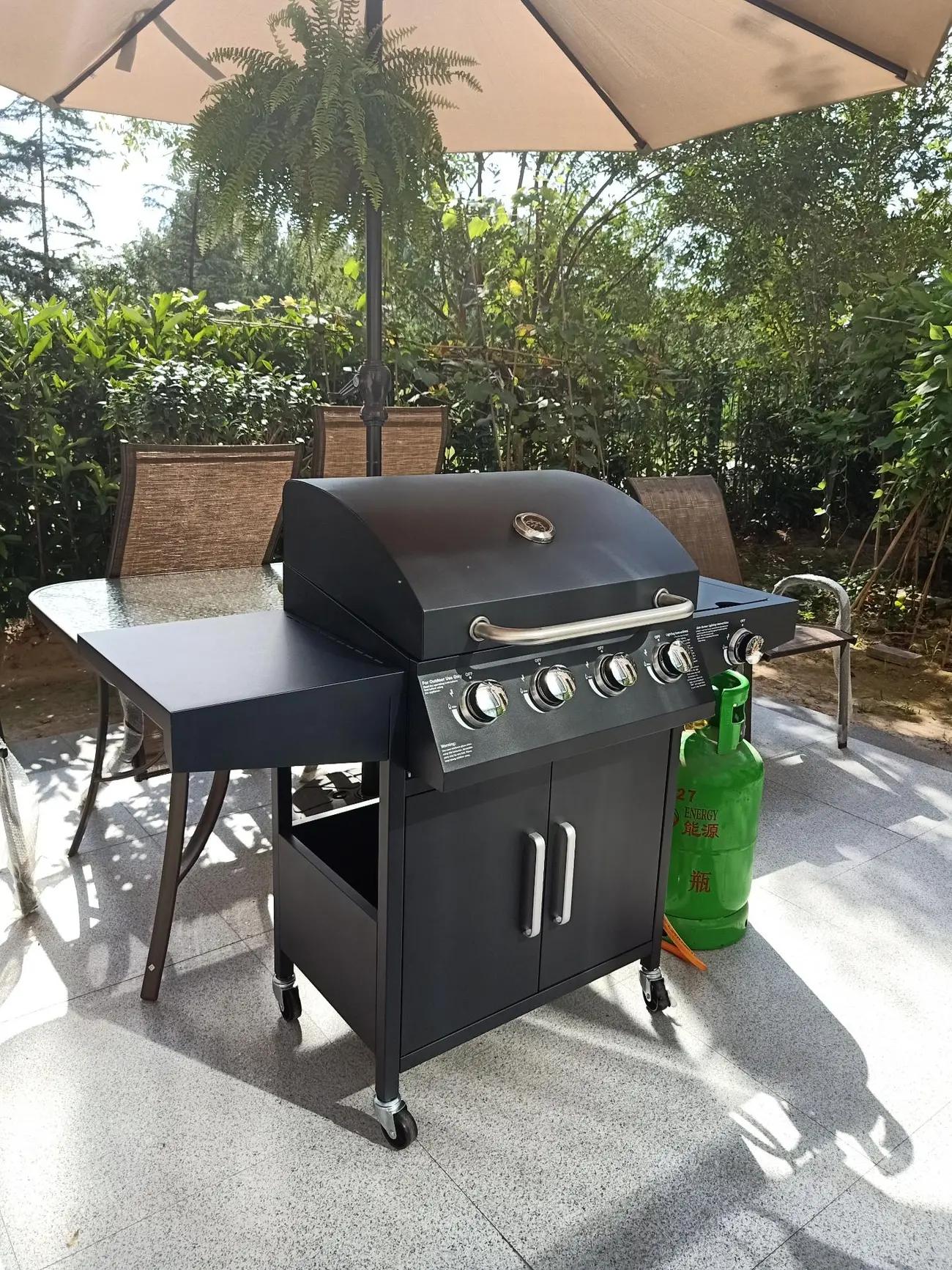 Gas 4+1 burner BBQ Grill DIMESHY