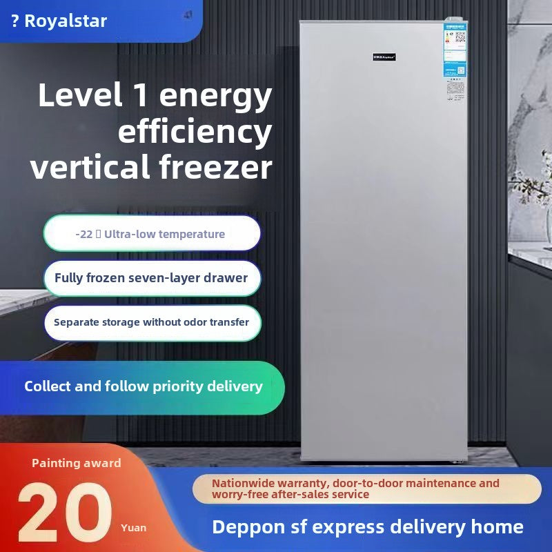 Royalstar Freezer Refrigerated Drawer Type Full Freeze Refrigerator Small Grade I Energy-Saving Breast Milk Breastmilk Storage Freezer