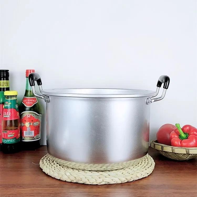 Aluminum pot old-fashioned gas