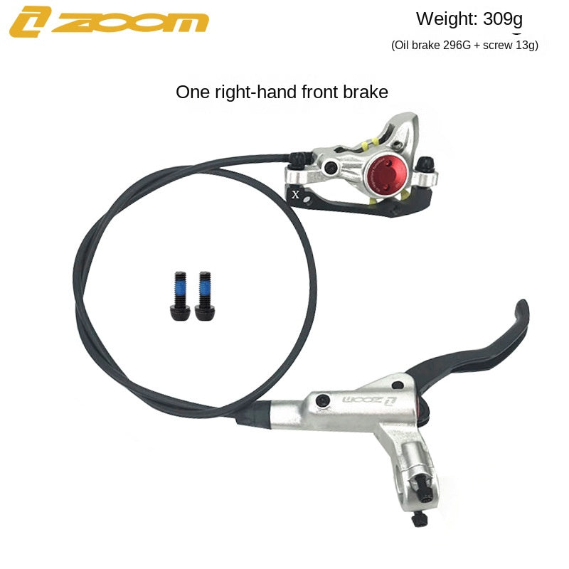 ZOOM HB875 Oil Brake Mountain Bike Oil Disc Hydraulic Disc Brake Bicycle Oil Tube Brake MT200