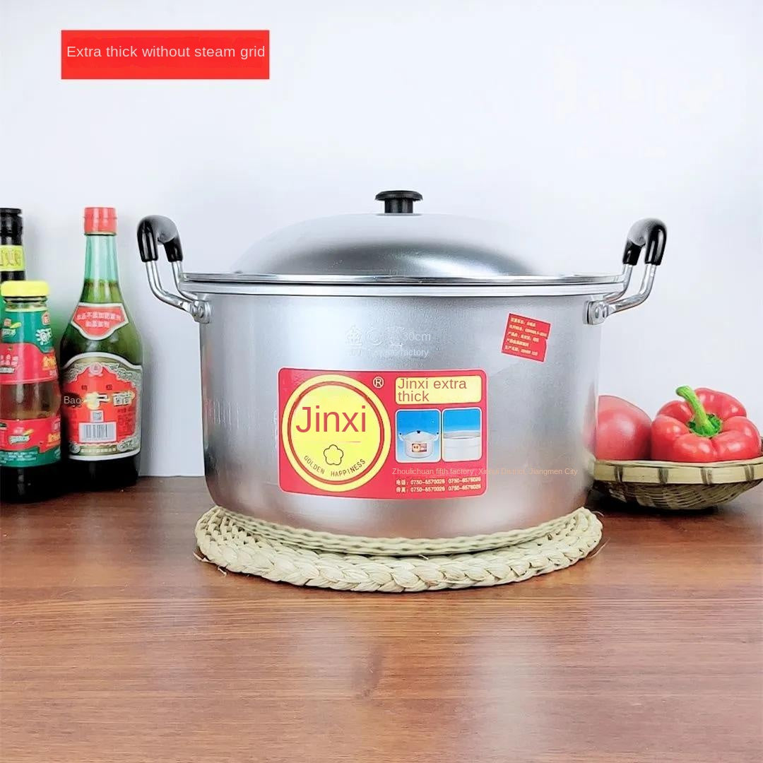 Aluminum pot old-fashioned gas