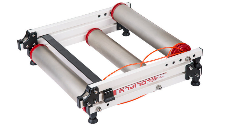 Бесшумный велотренажер барабанного типа с магнитным сопротивлением из алюминиевого сплава для горного велосипеда, складной тренировочный стол для дома.