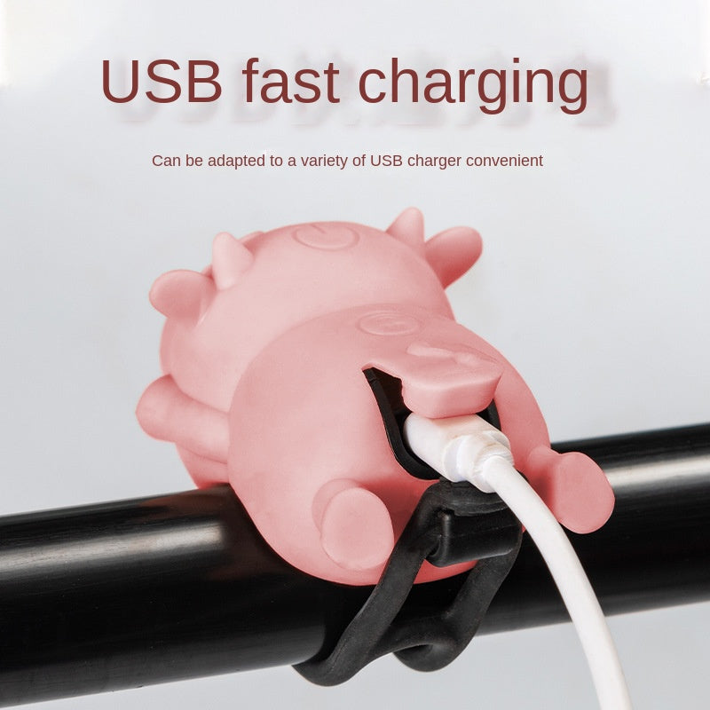 Children's Balance Light Bicycle Light Headlight Calf Night Riding Charging Bell Electric Horn Equipment